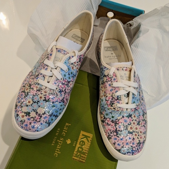 Keds x kate spade Glitter Champion Daisy Garden 8 - Picture 2 of 6